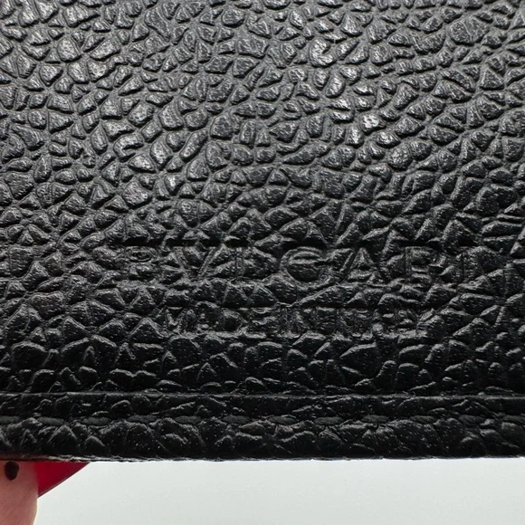 BVLGARI Black Leather Man Wallet